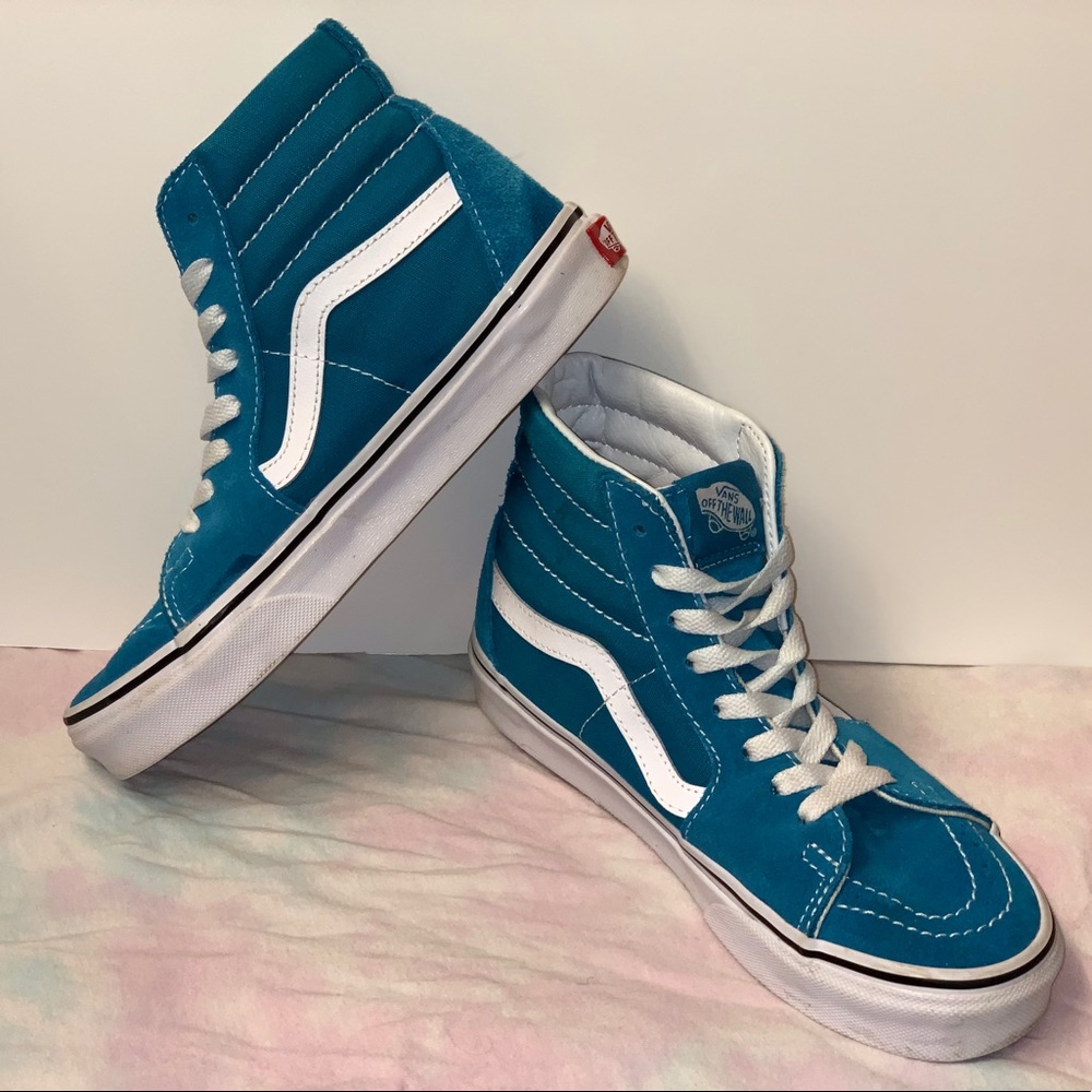 Teal High Top Classic Vans